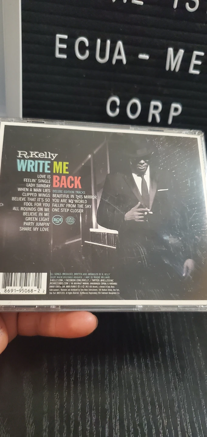 R. Kelly Write Me Back Deluxe Edition CD - photo 4