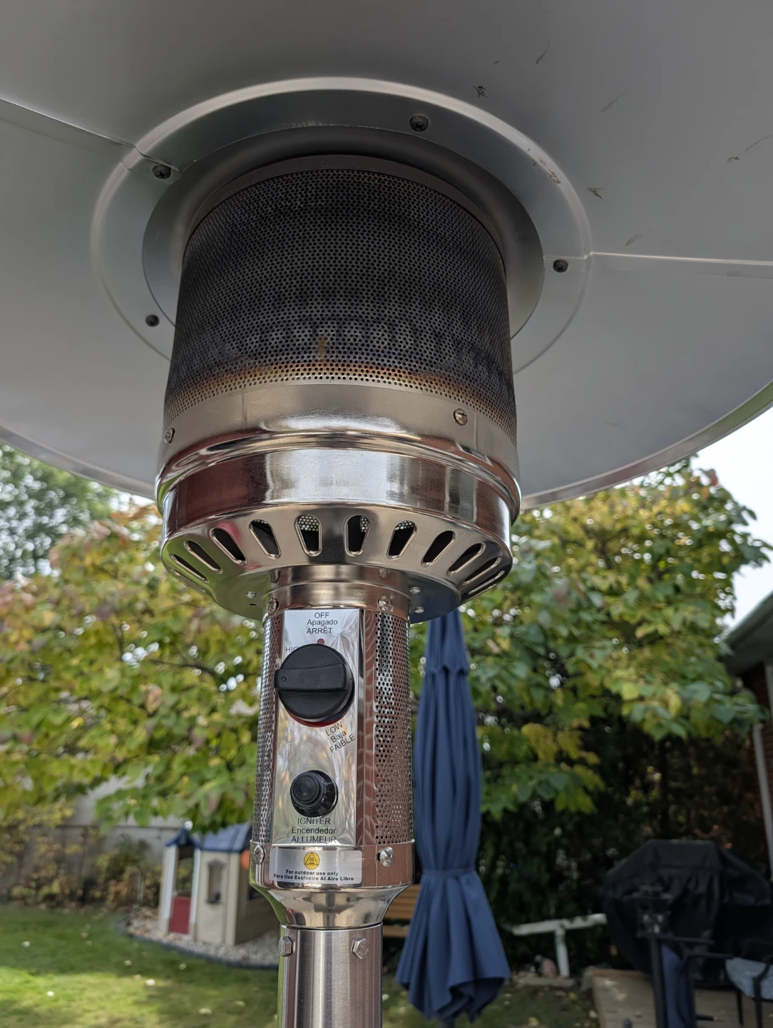 Gas balcony heater