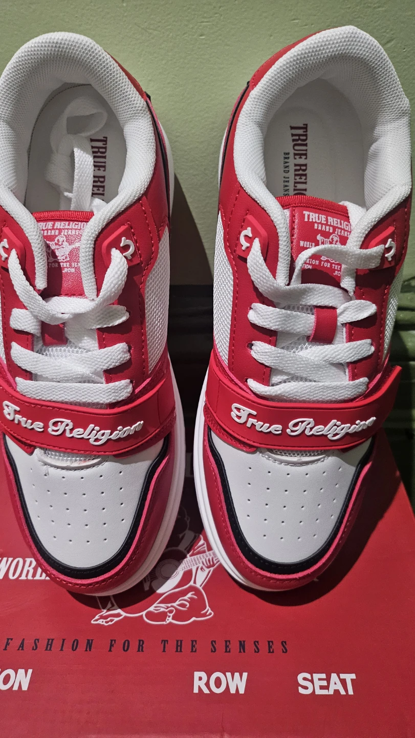 True Religion Red and White Sneakers - photo 3