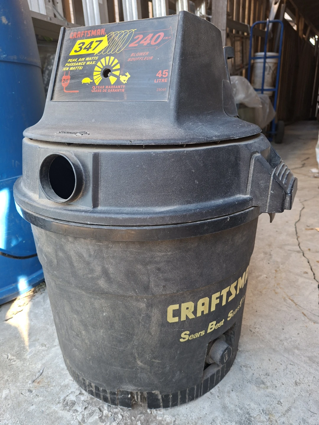 Craftsman 45 Litre Shop Vacuum