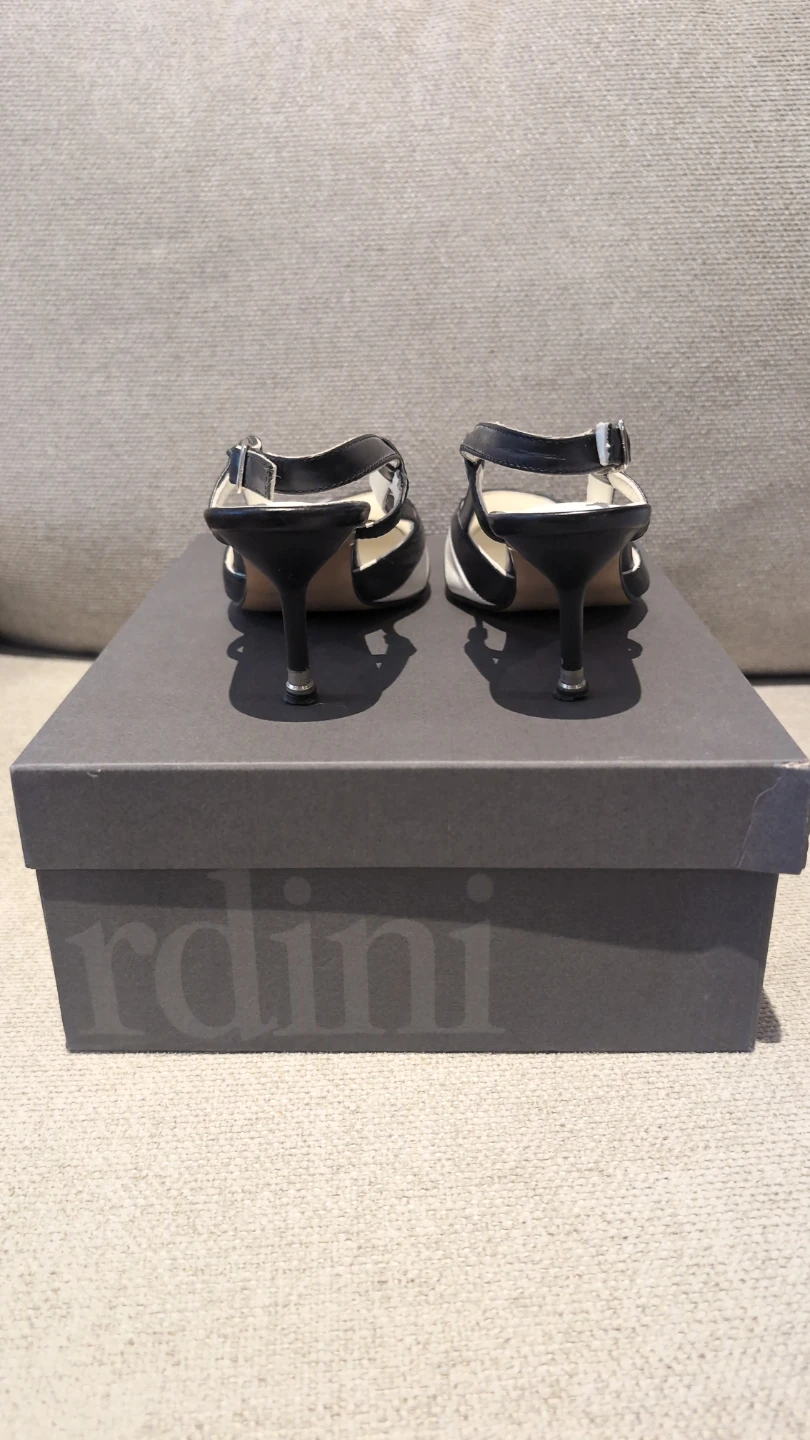 NeroGiardini striped slingback heels size 39 - photo 4