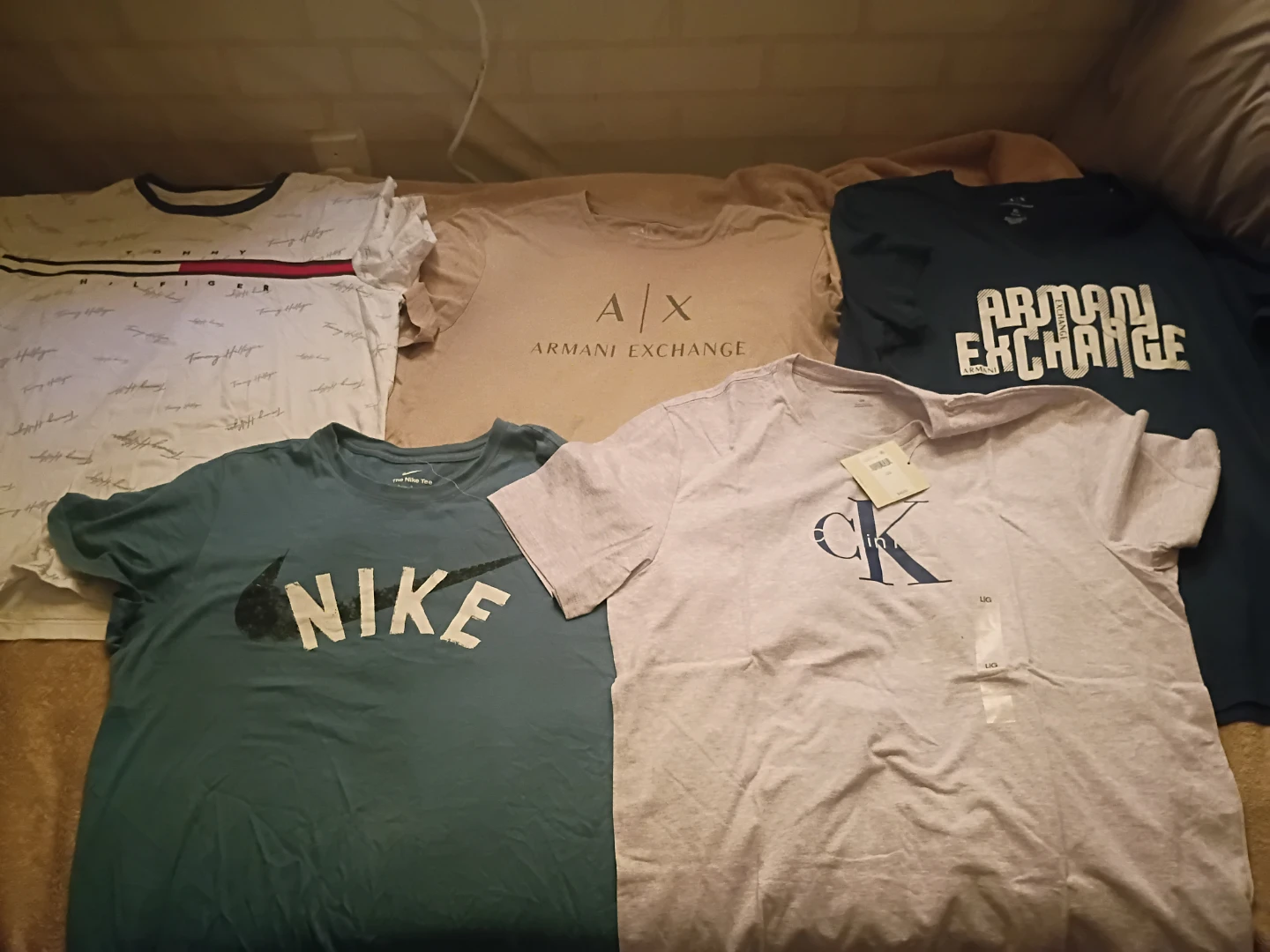 Lot of 5 Designer T-Shirts xl