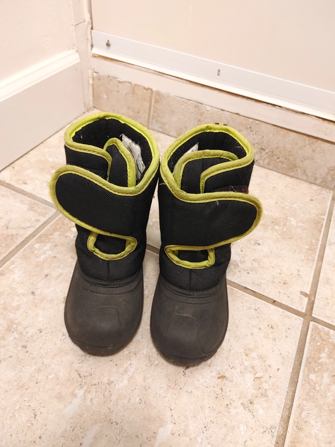 Kids Excavator Winter Boots Size 9