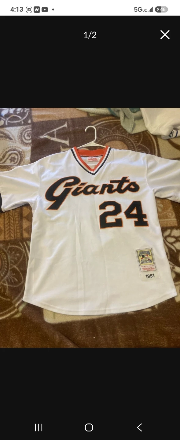 Mitchell & Ness San Francisco Giants Willie Mays 1951 Jersey - photo 2