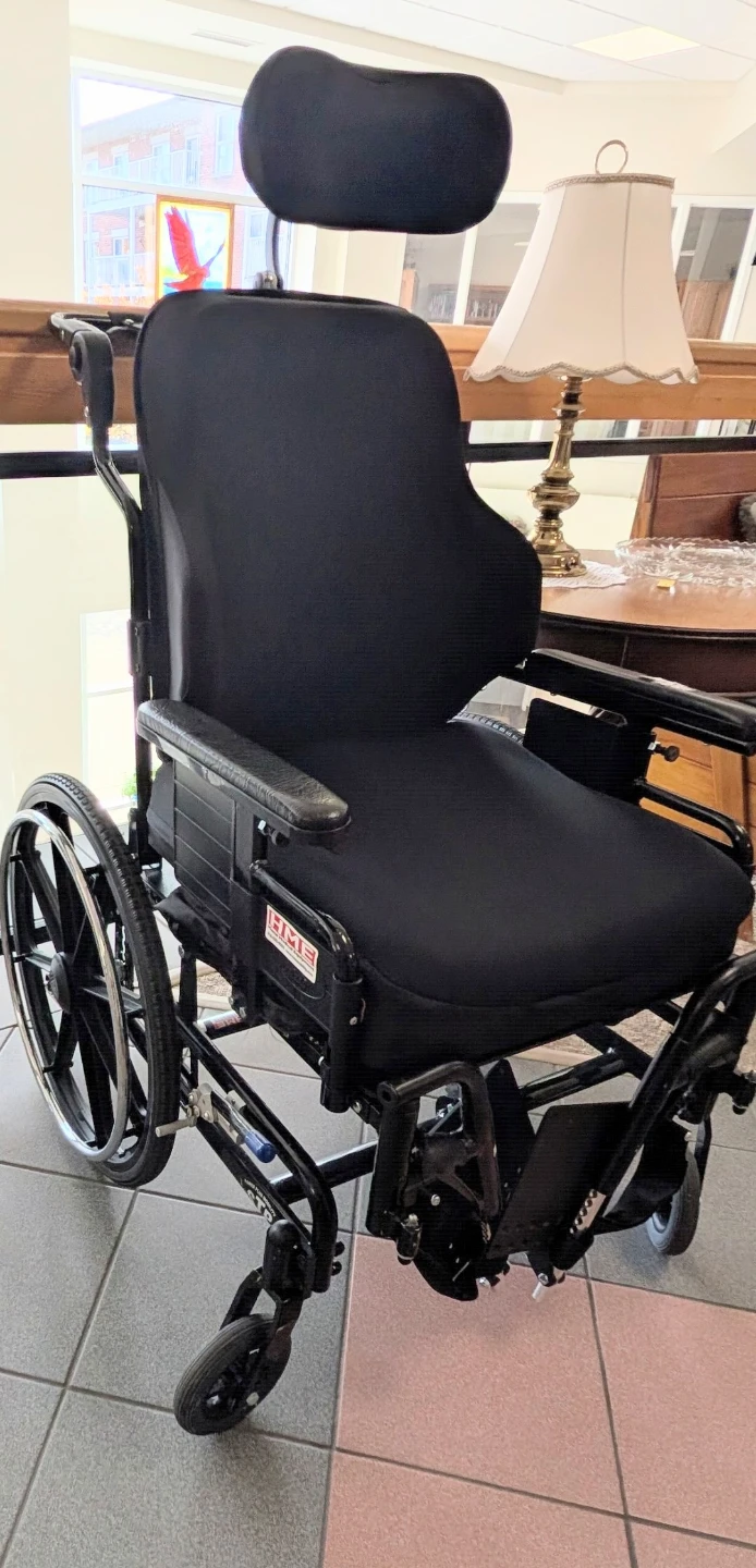 HME High-Back Reclining Wheelchair