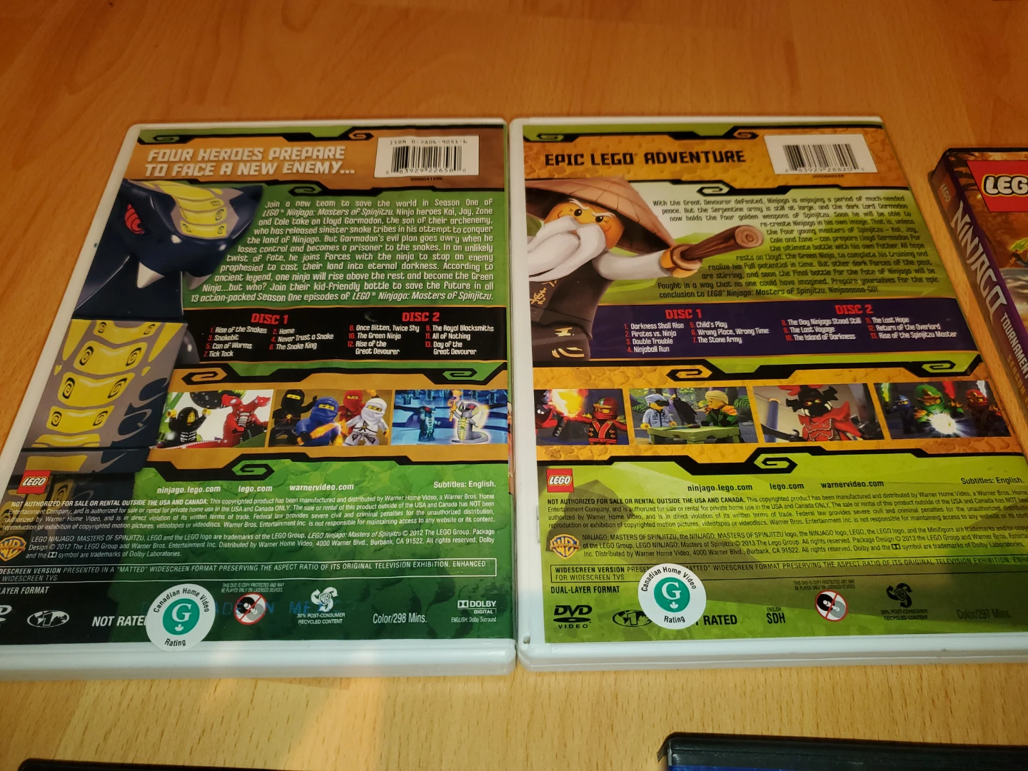 LEGO Ninjago Masters of Spinjitzu DVDs - photo 2
