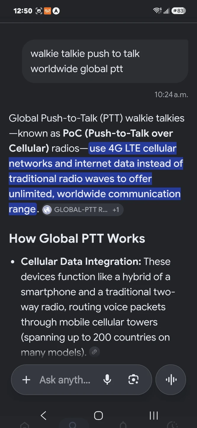 Global-PTT PoC Digital Portable Radios - photo 4