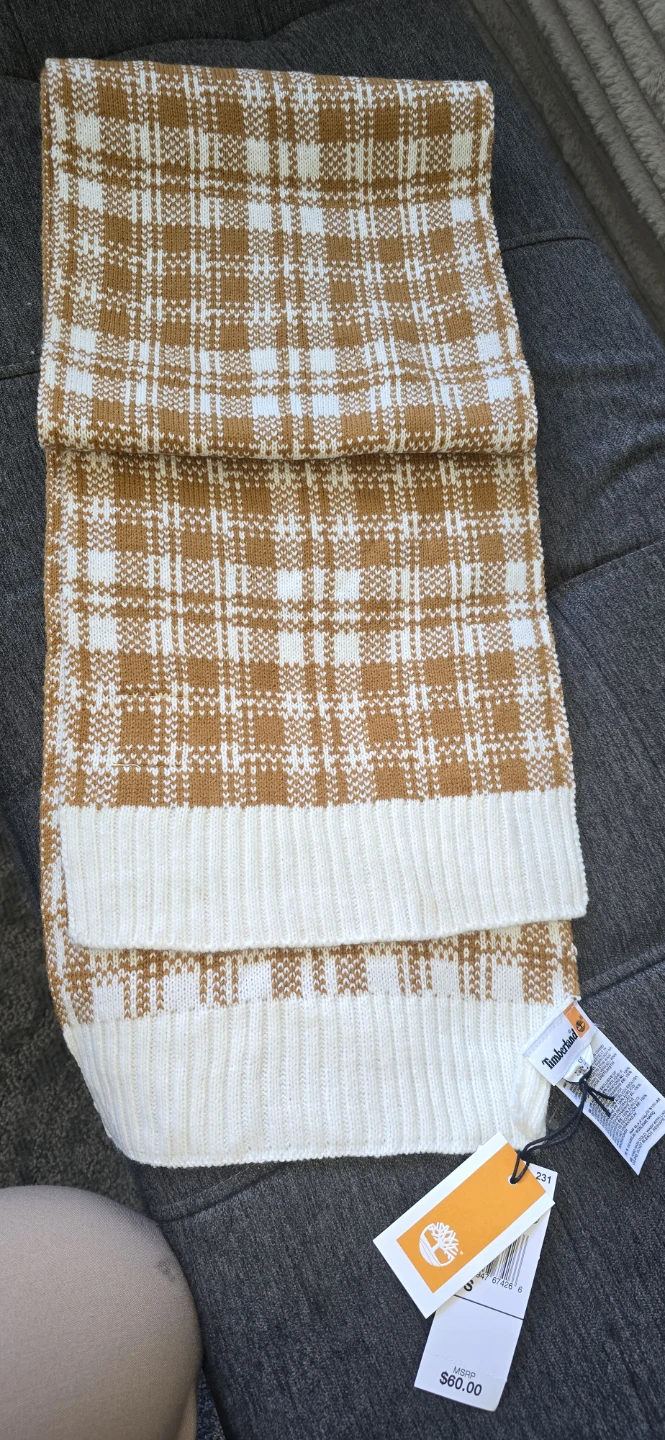 New Timberland Plaid Scarf - photo 2