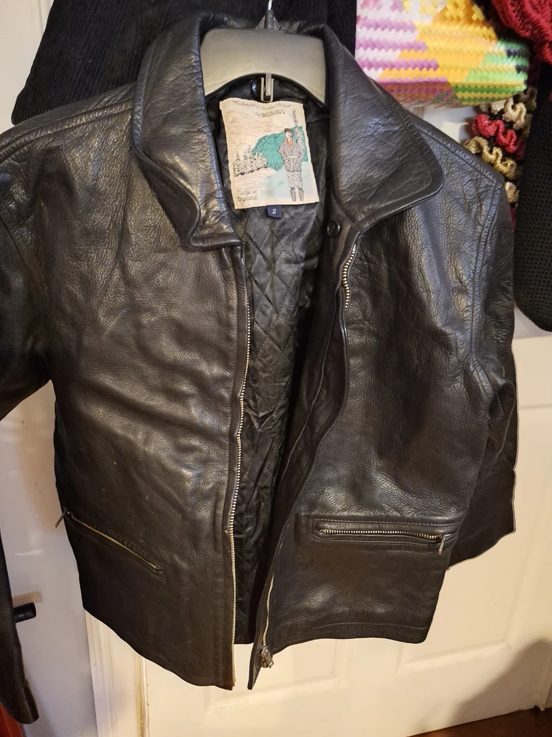 Jigsaw Black Leather Jacket - photo 2