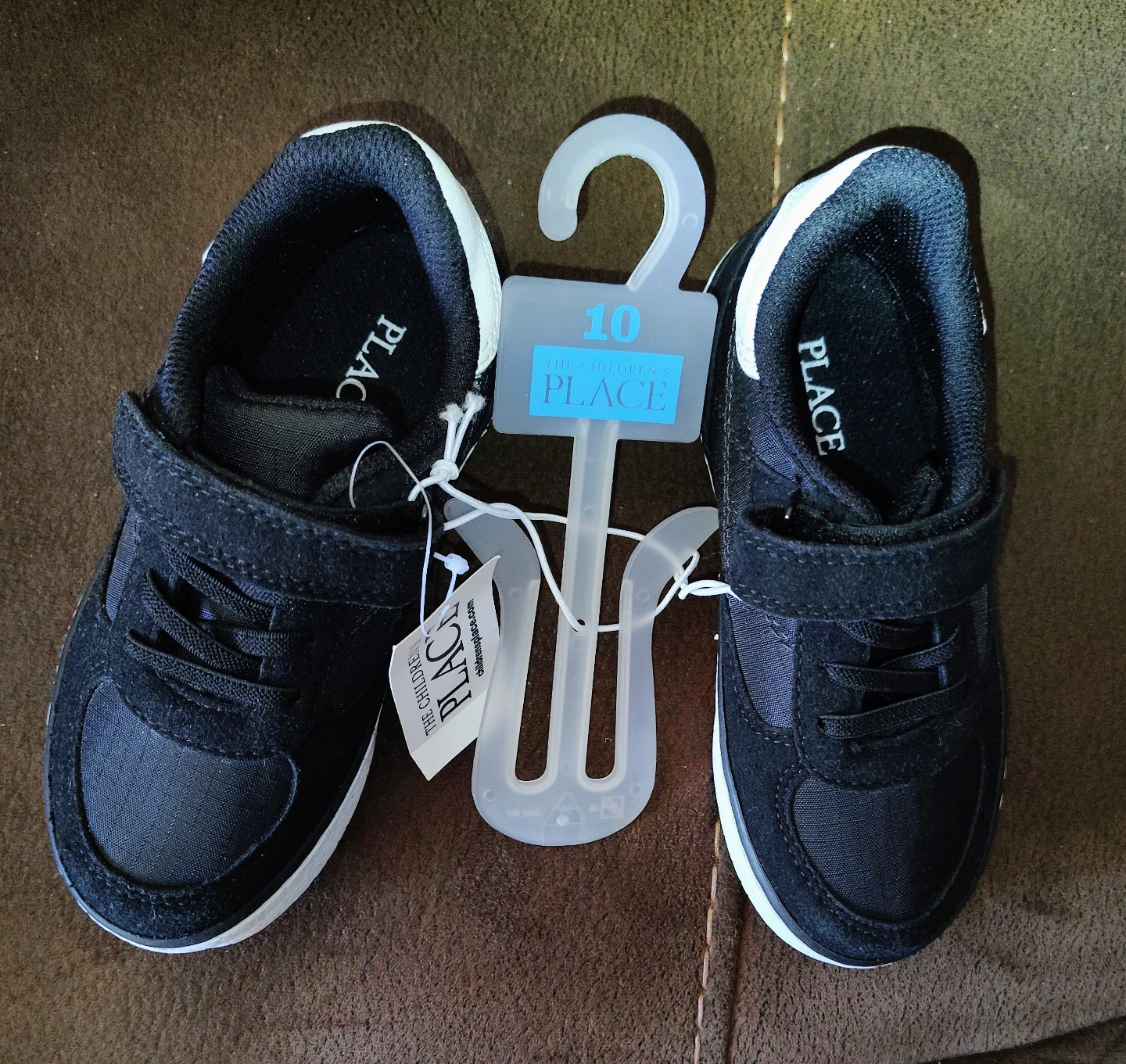 New Sz 10 Children's Place Black Sneakers Size 10 - photo 5