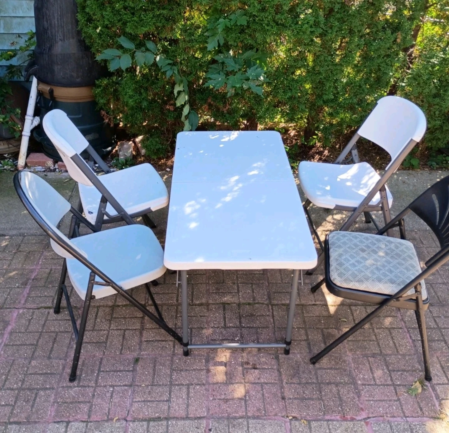 Lifetime Commercial Grade Folding Table and chairs