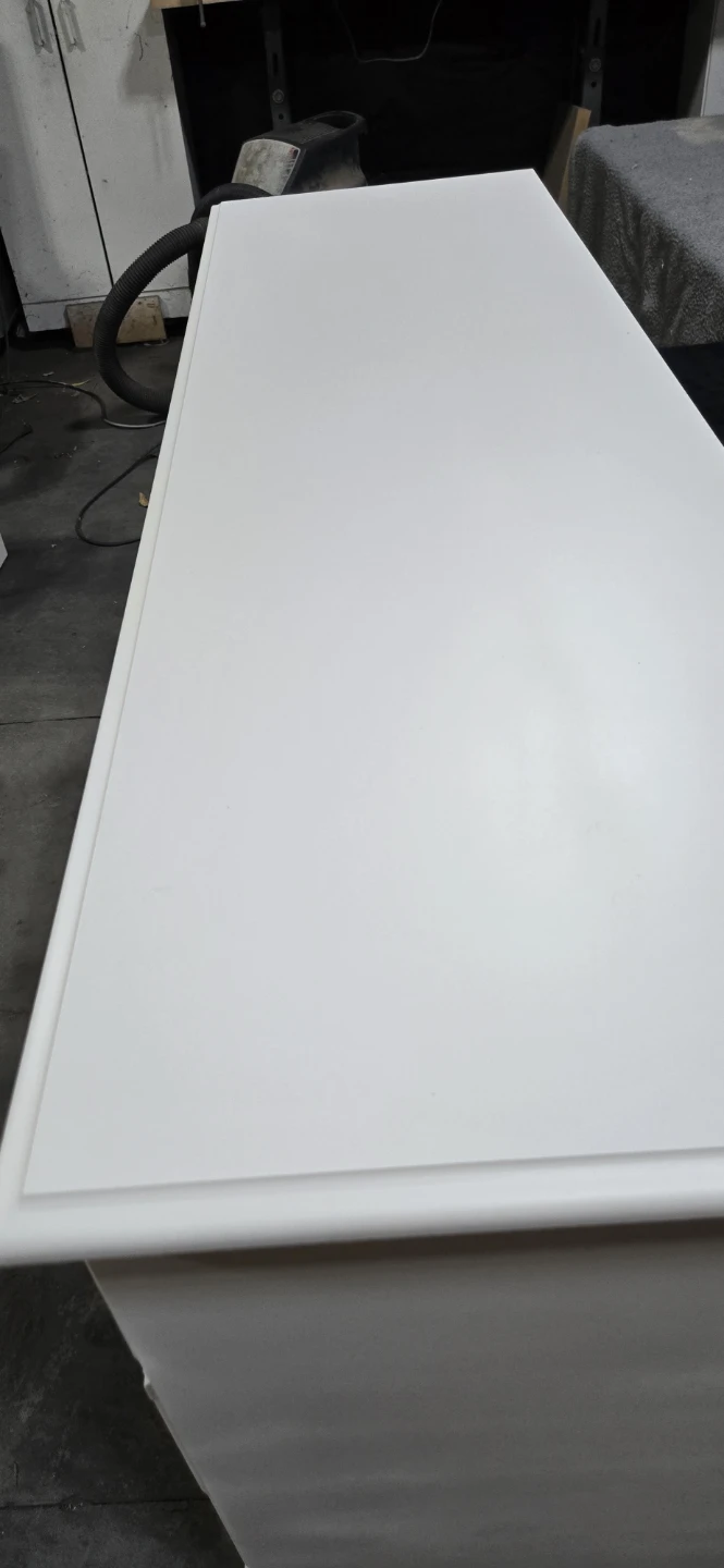 Off White Dresser with Gold Hardware - photo 2