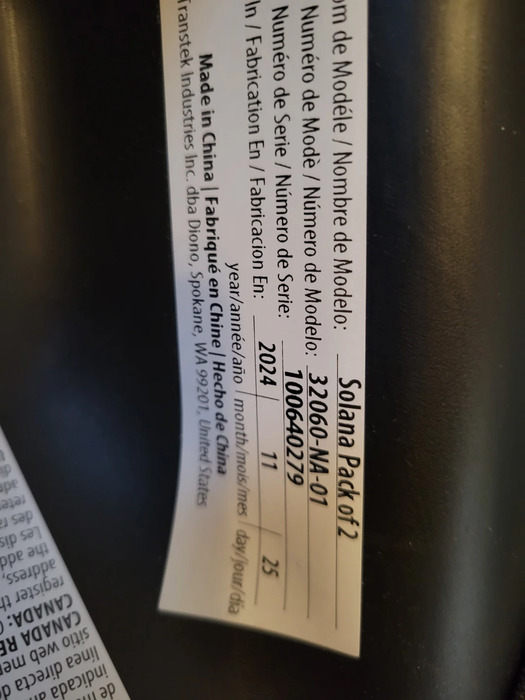 Diono Solana booster brand new expires 2032 - photo 5