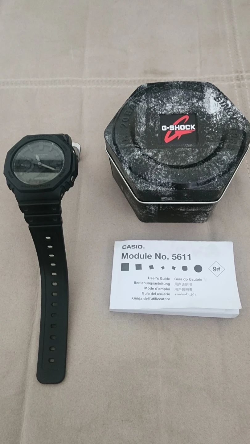 Casio G-Shock Watch with Tin Case
