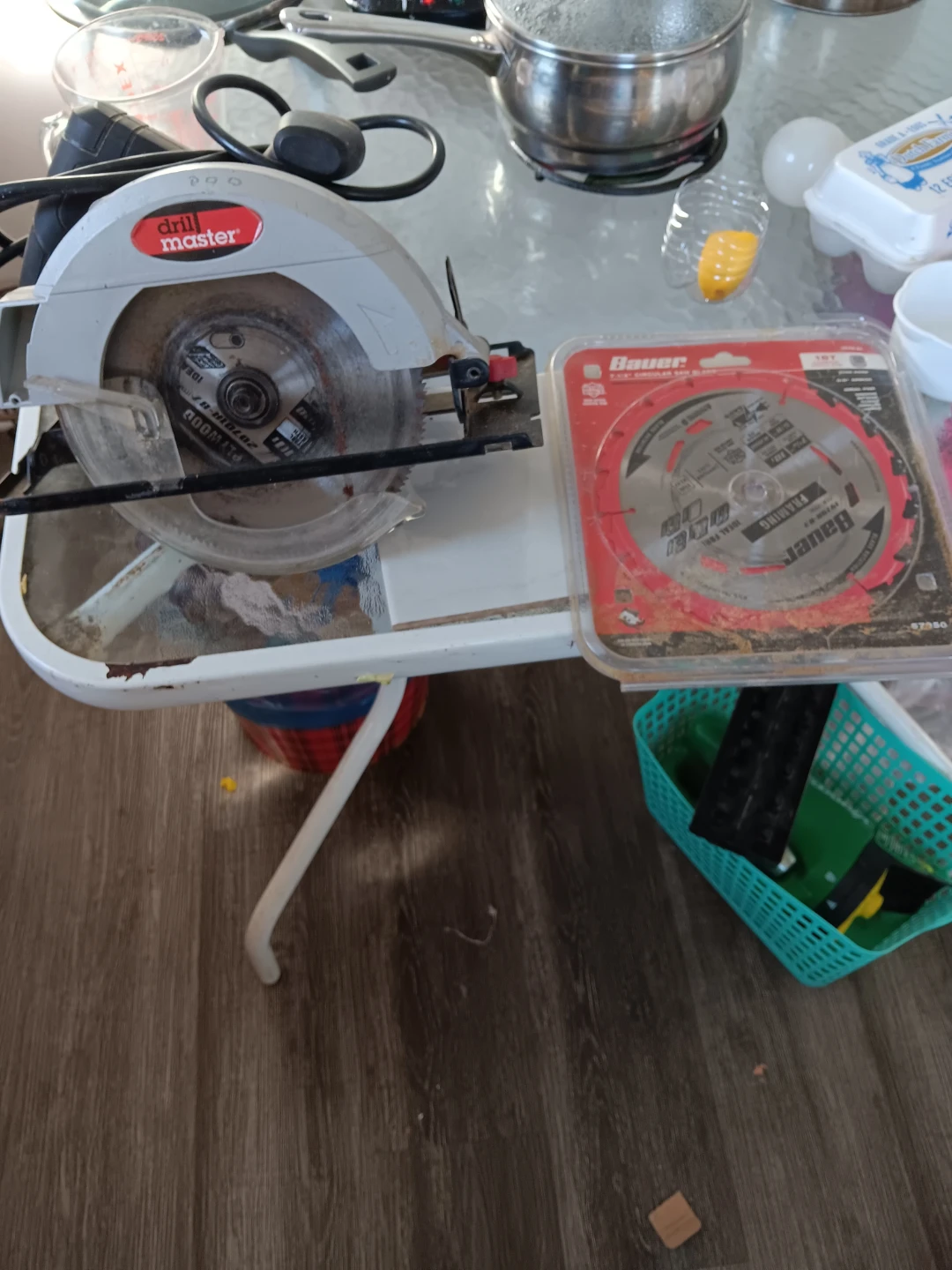 Drill Master Circular Saw with Extra Bauer Blade - photo 2