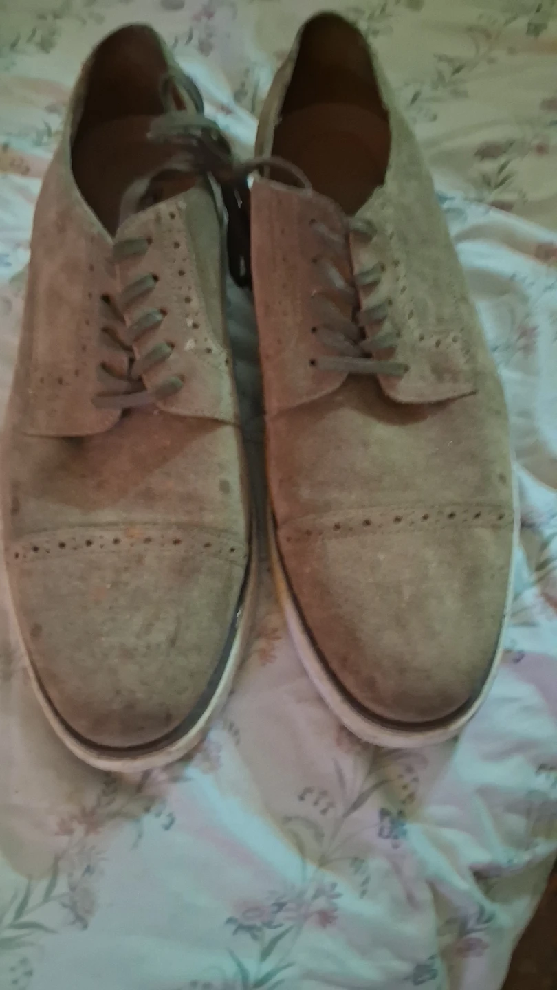Mens Suede Lace-Up Brogues - photo 2