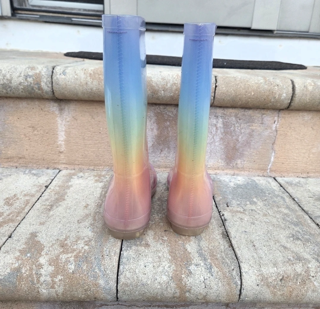 Kids Rainbow Rain Boots - photo 2