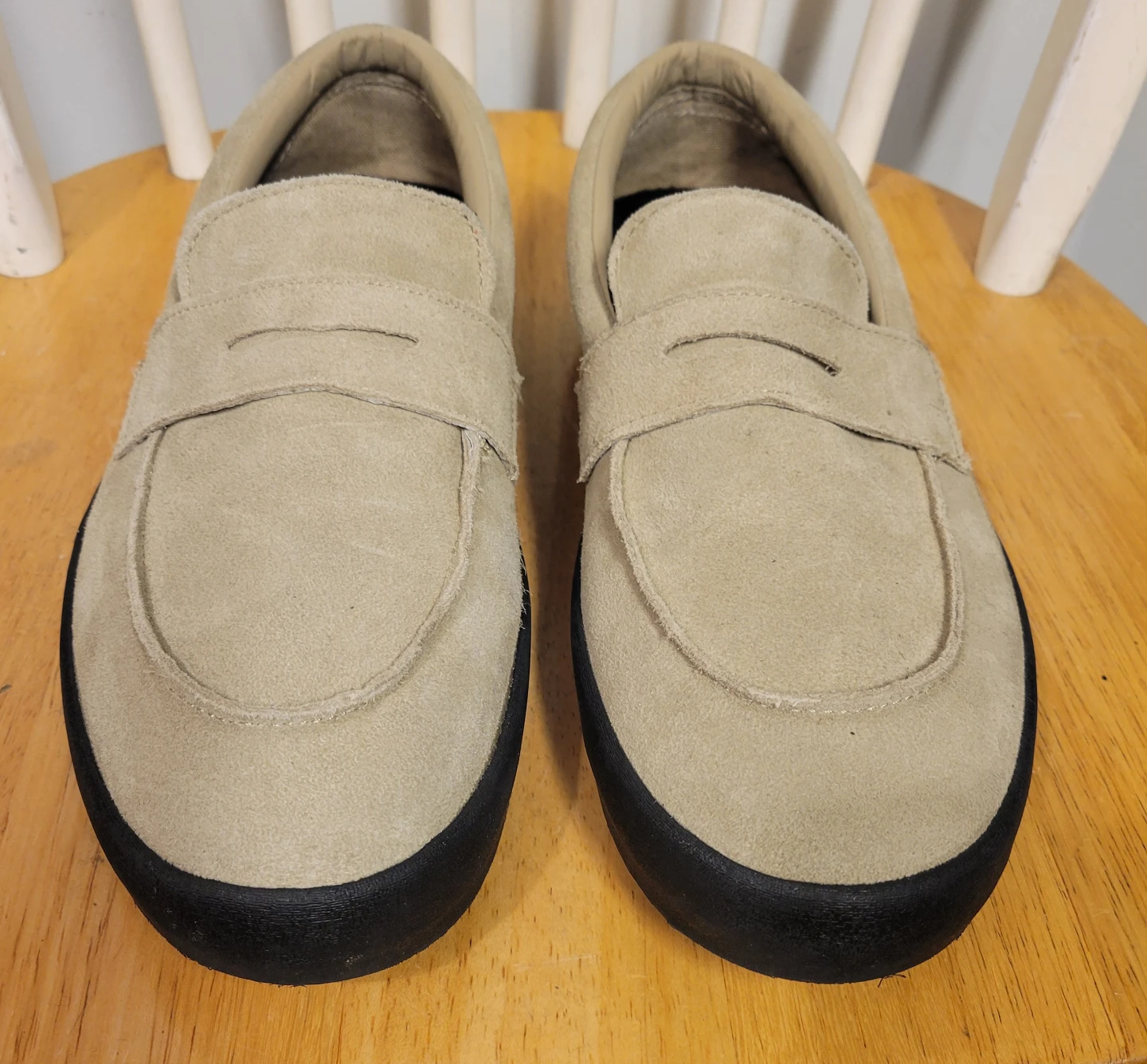 Vans Skate men's Loafer Suede Beige Black Casual Sneakers Sz 11 - photo 3