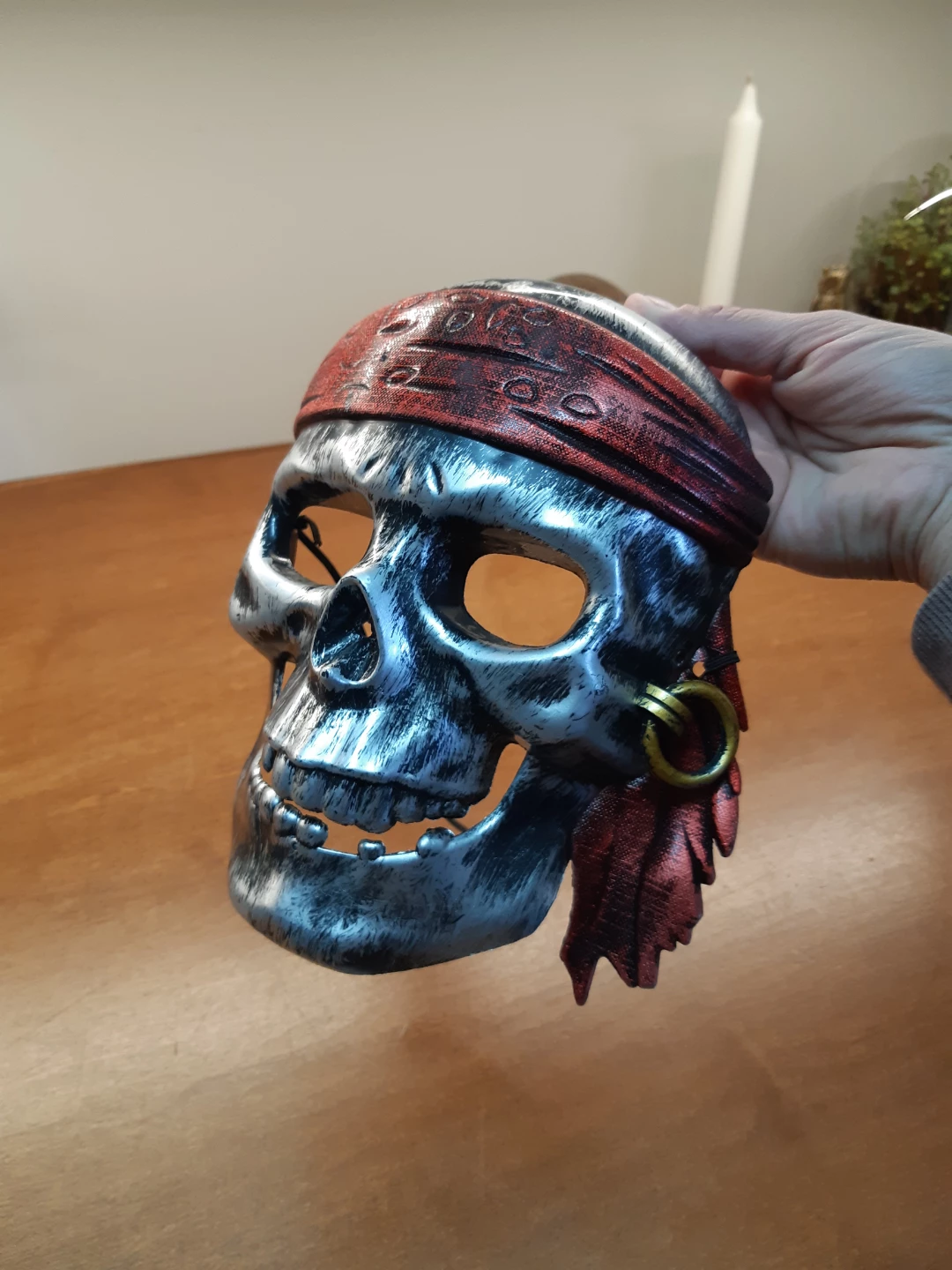 Skeleton Pirate Halloween mask