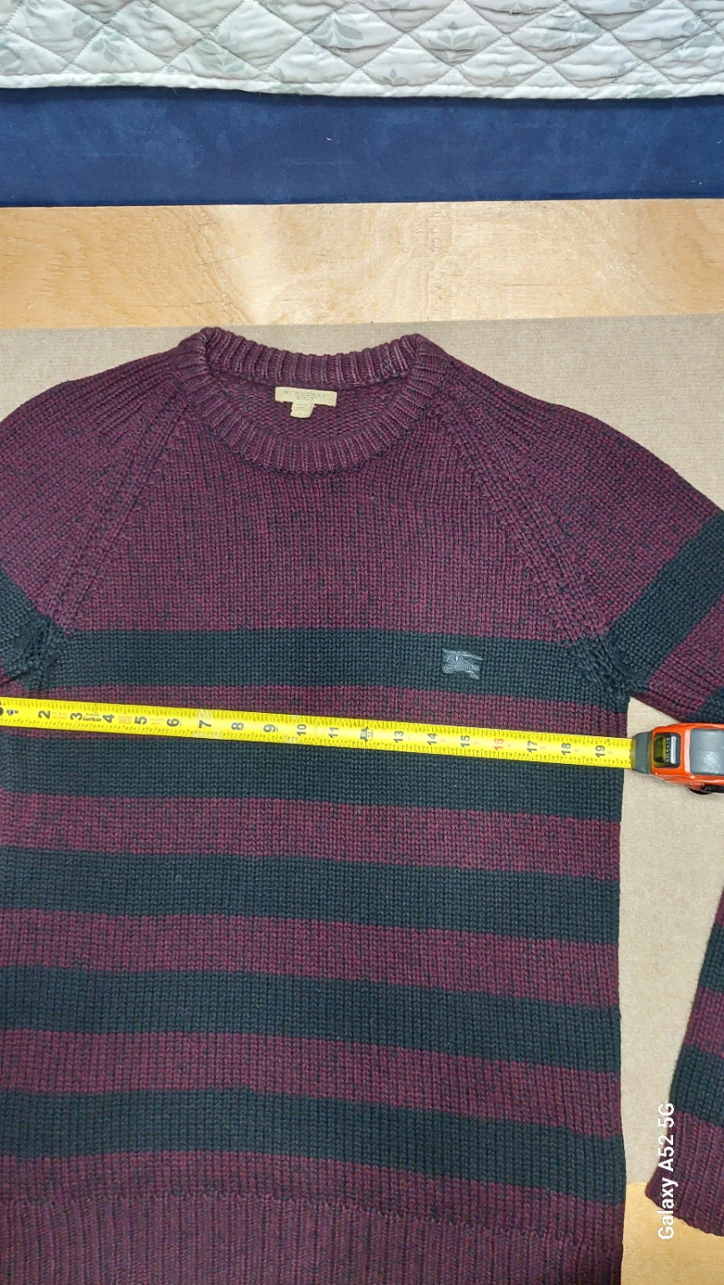 Burberry Brit Striped Crewneck Sweater 70%Wool 30% cashmere - photo 3