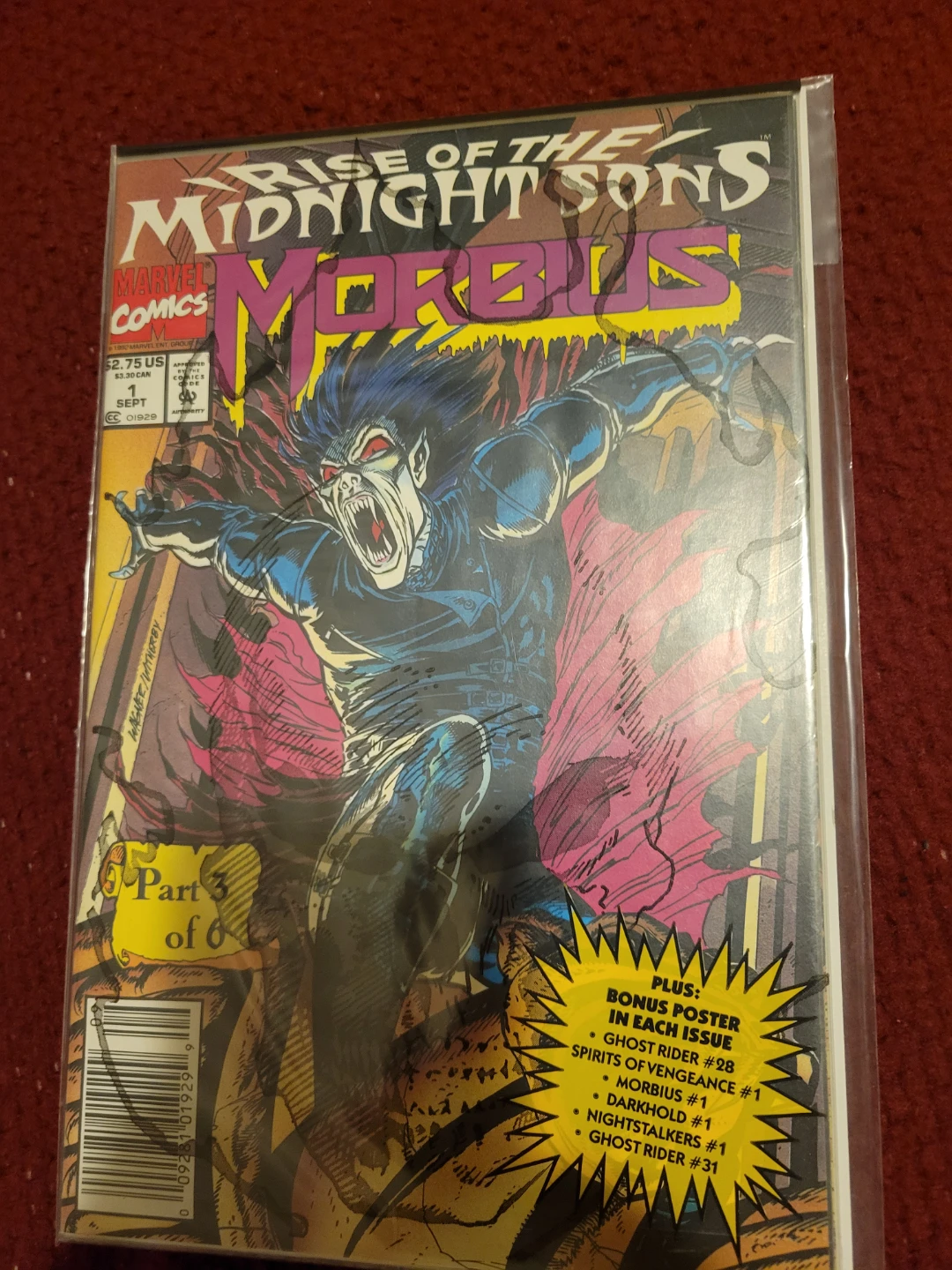 Rise of the Midnight Sons Morbius #1 Comic