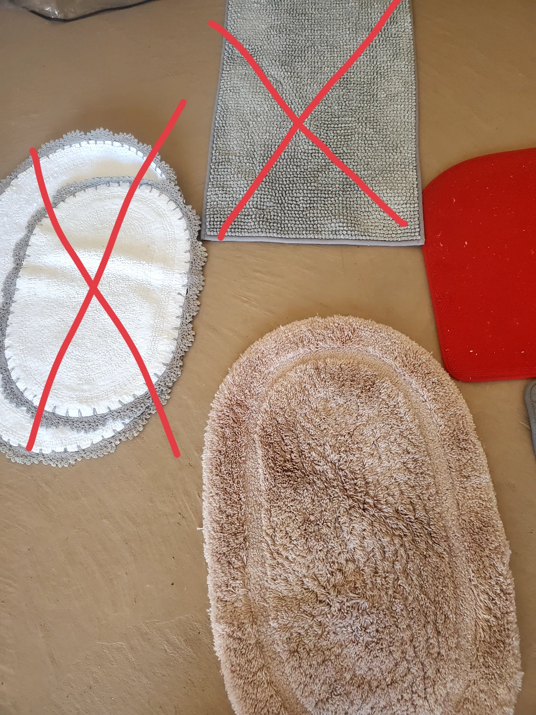 Assorted Bathroom Bath Mats