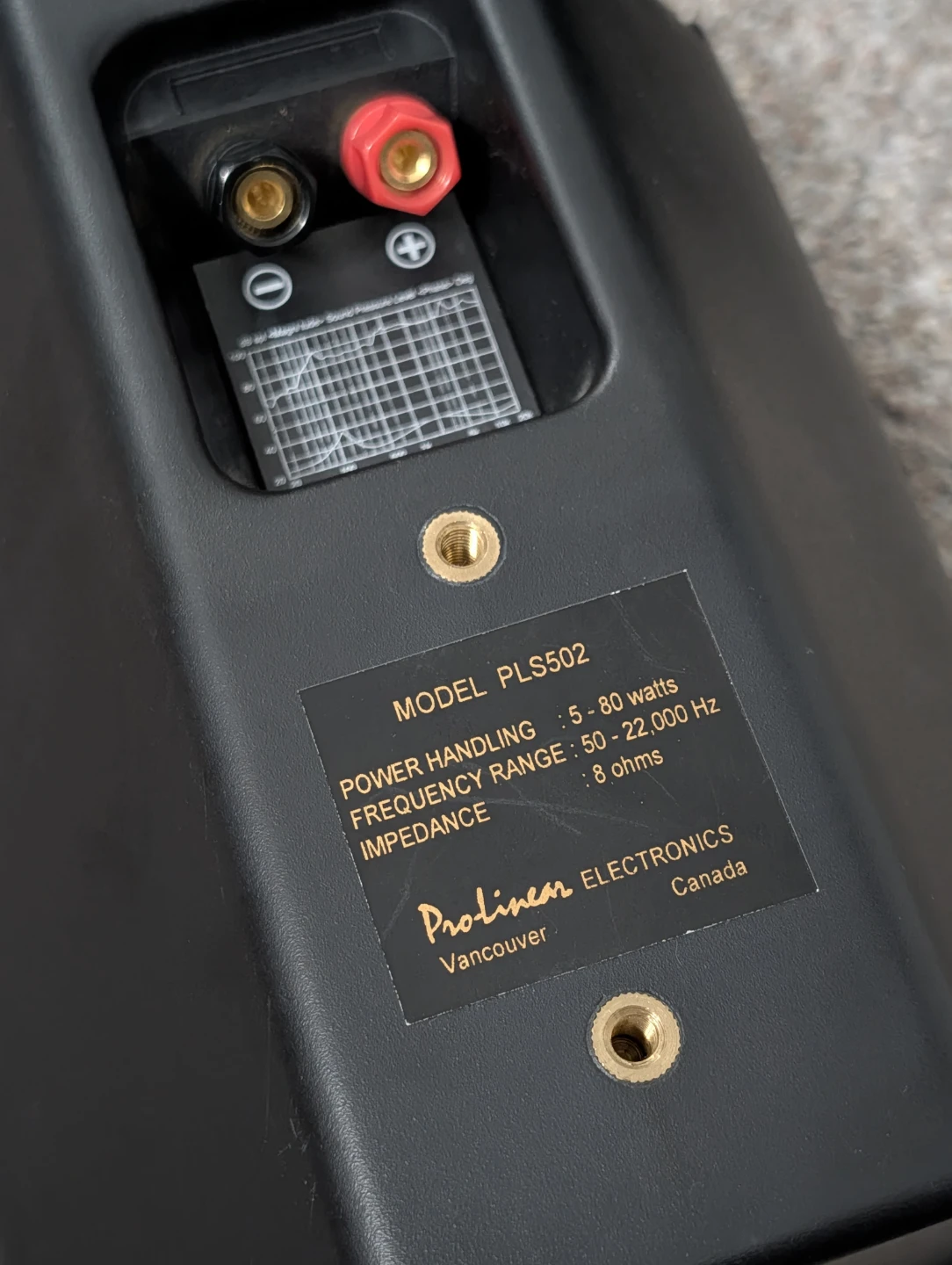 Pro-Linear PLS502 Speakers - photo 4