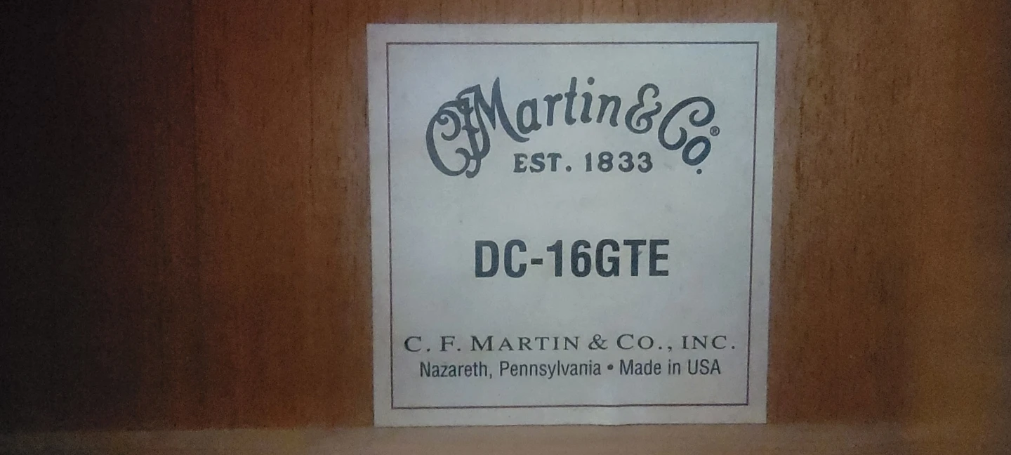 C.F. Martin & Co. DC-16GTE Acoustic-Electric Guitar