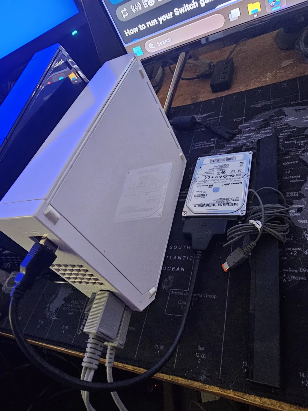 Modded Nintendo Wii Console with antenna NO CABLES - photo 4