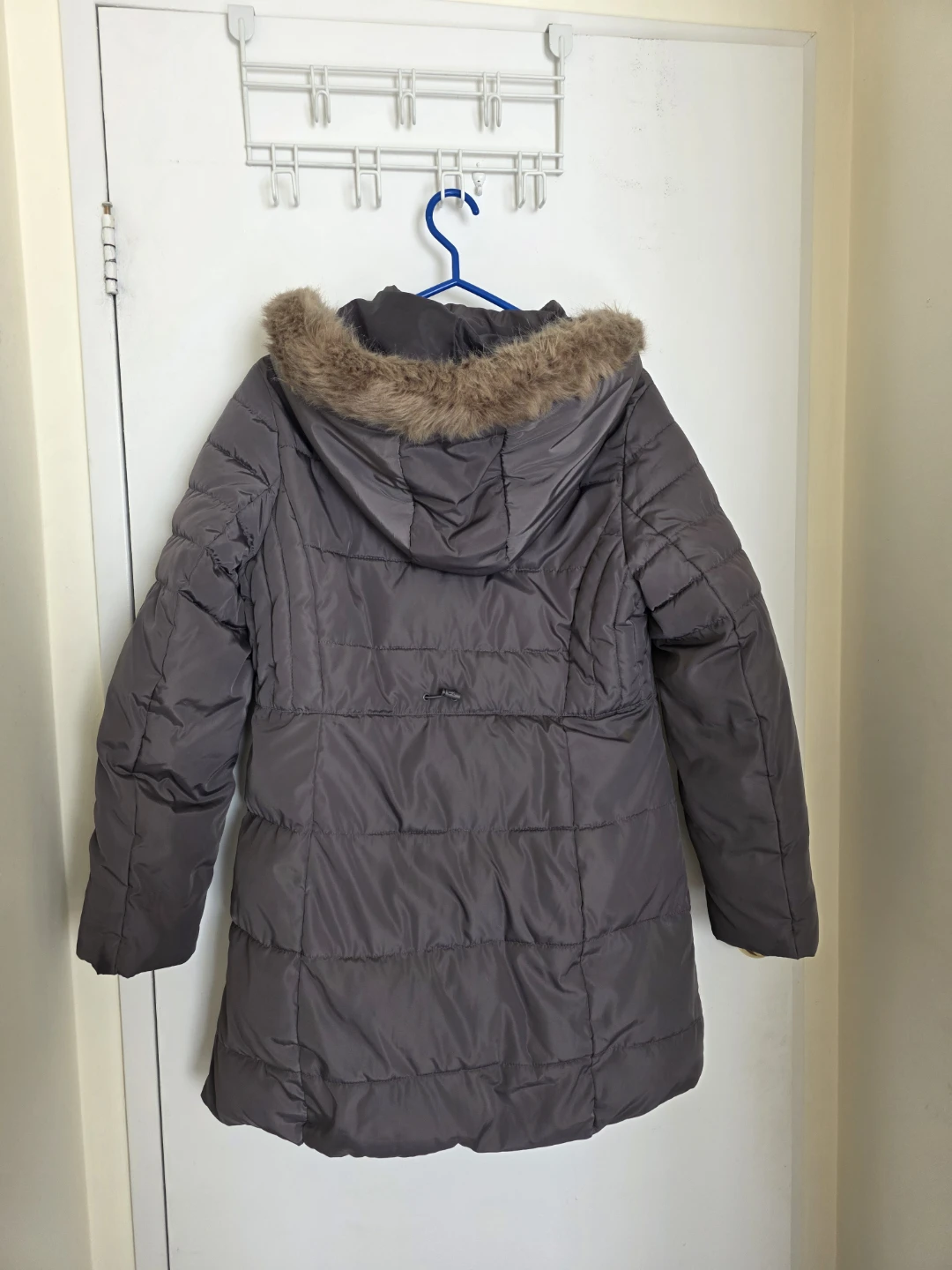 Winter Jacket with Faux Fur Detachable Hood - photo 3