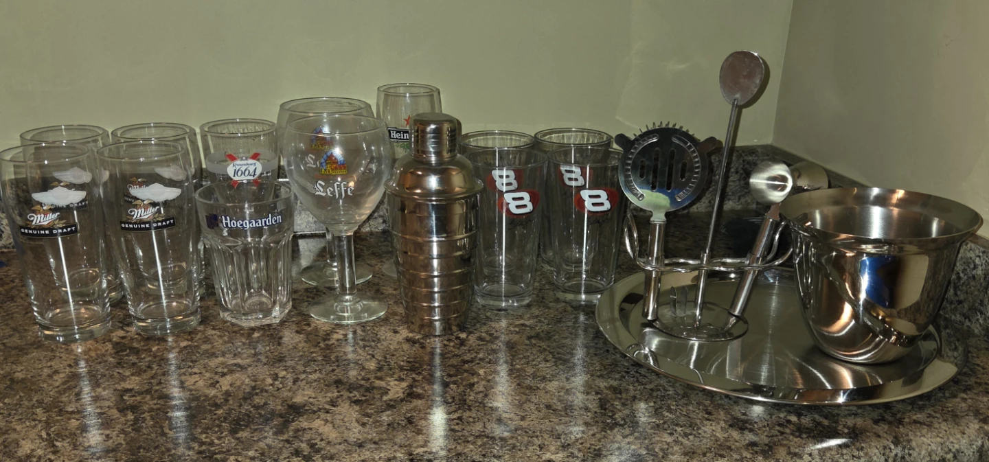 Bar Glasses and Set. - photo 2