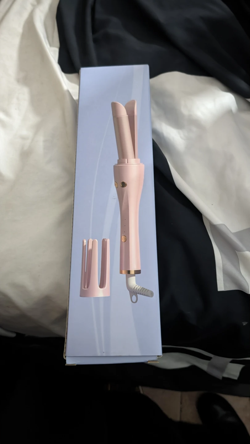 Pink Automatic Hair Curler