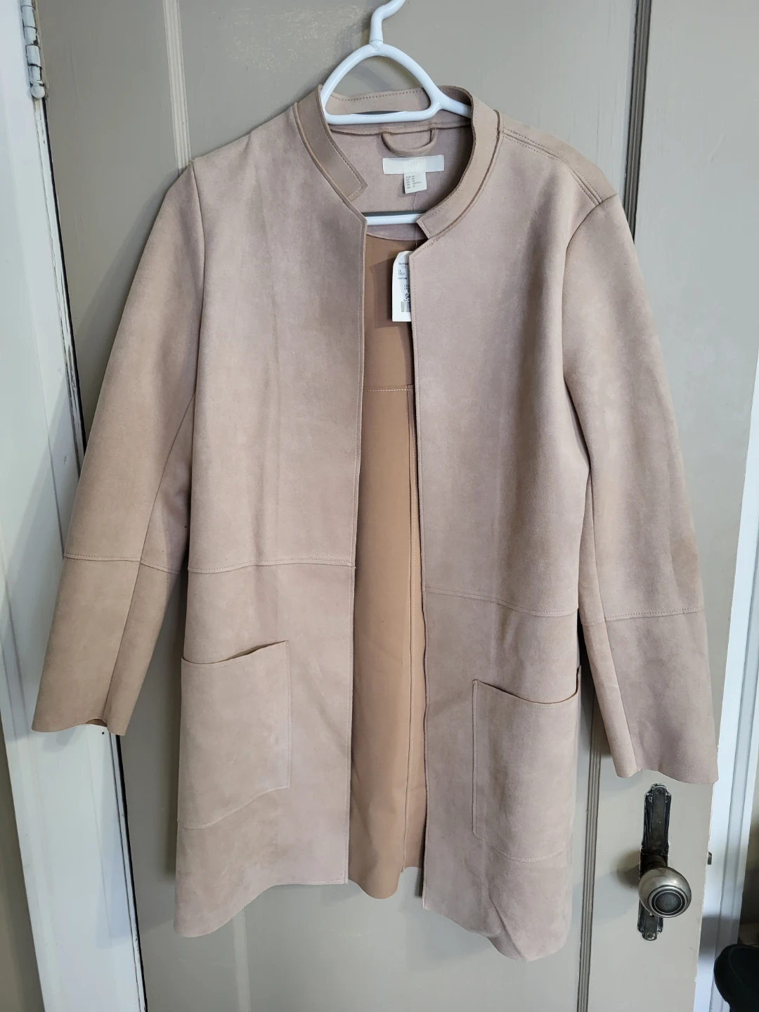 H&M Beige Suede-Look Coat - photo 2