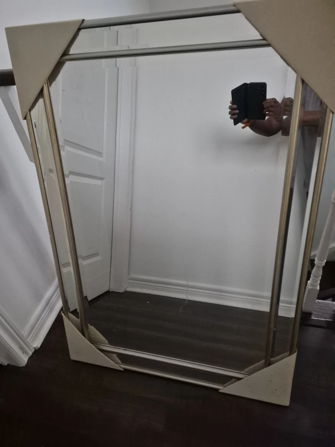 Large Gold Framed Mirror
