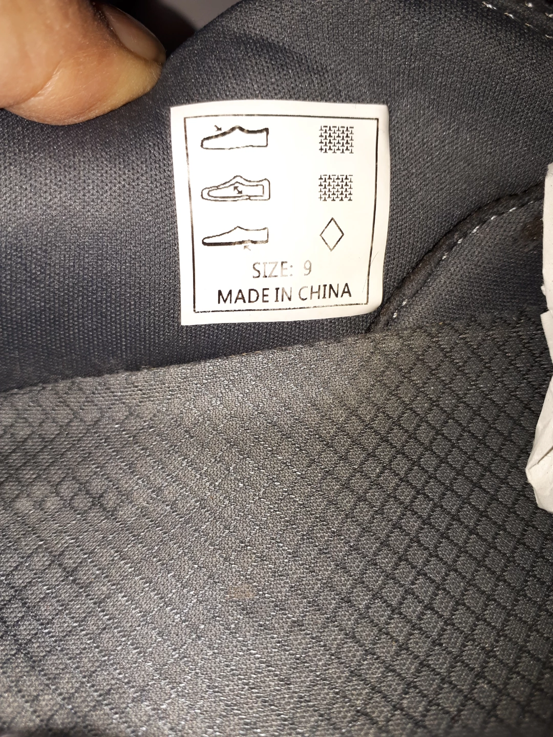 Grey Slip-On Walking Shoes - Size 9 - photo 4