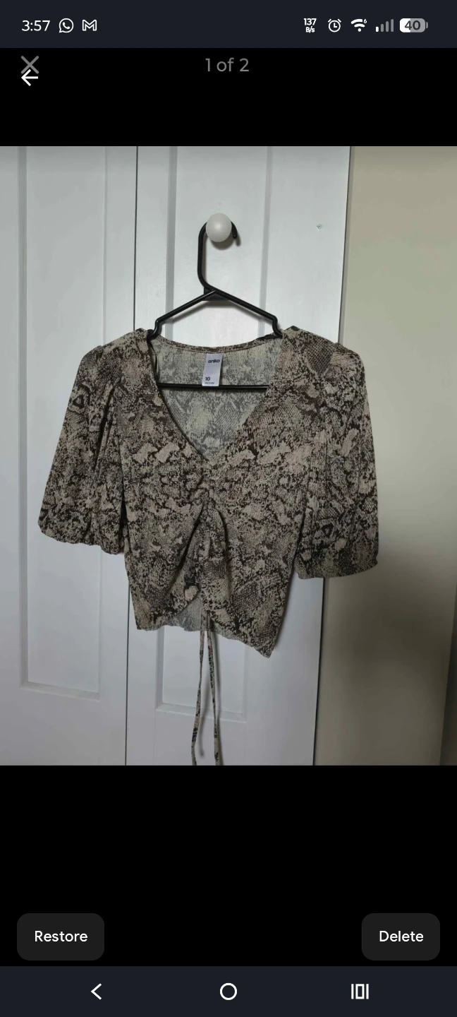 Anko Snake Print Top
