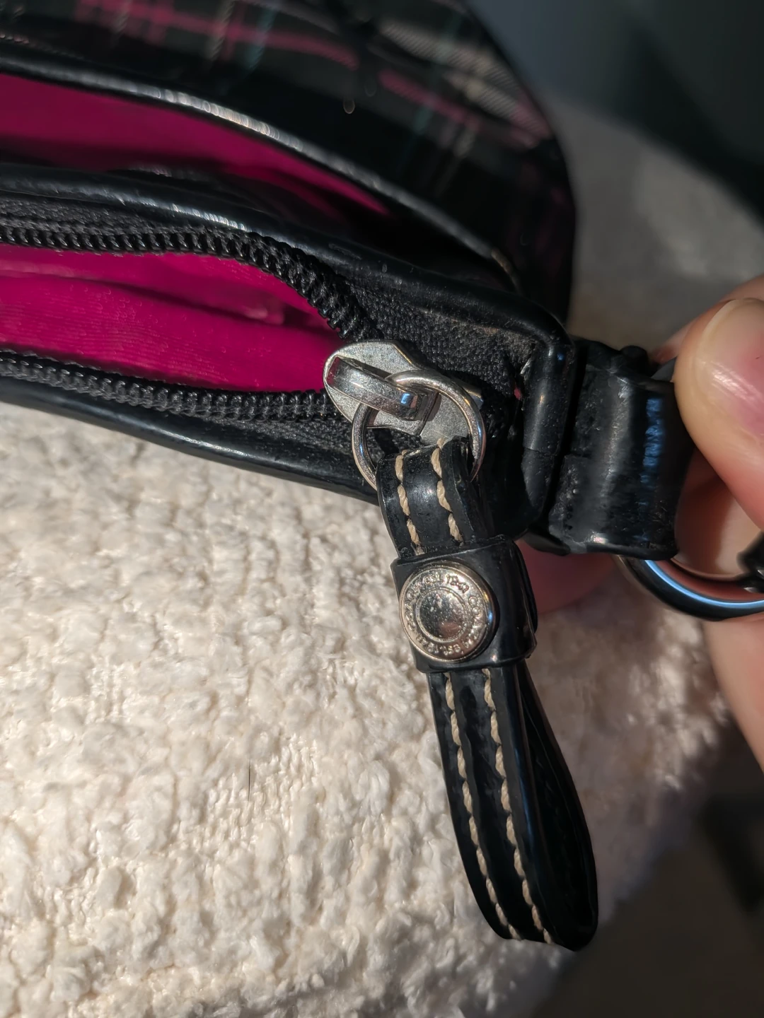 Coach Plaid Print Shoulder Bag - photo 4