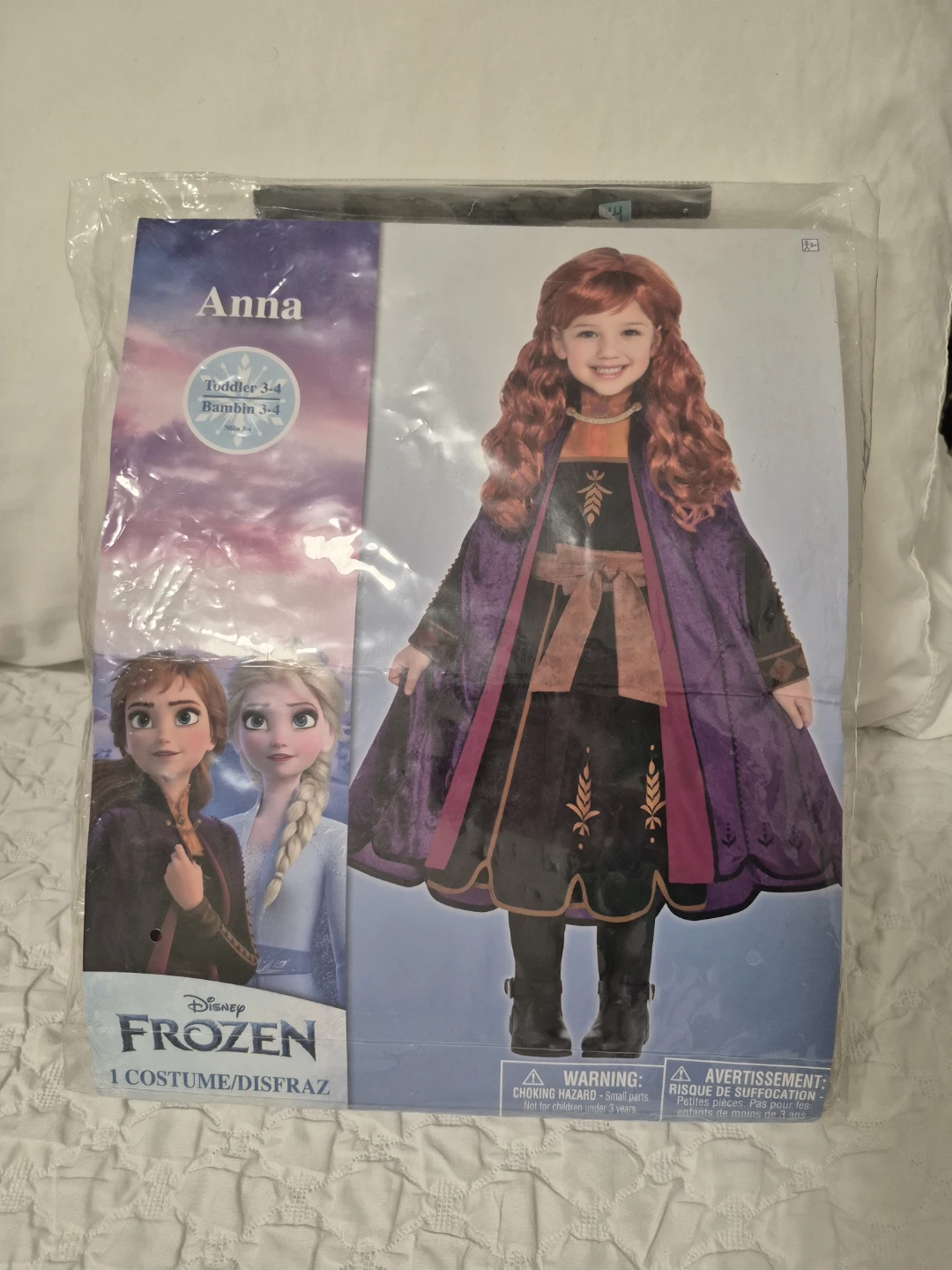 Anna Frozen Costume 3-4