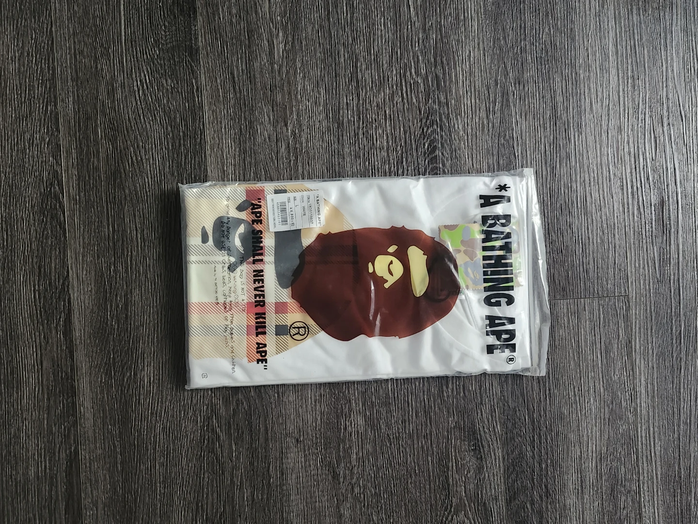 A Bathing Ape T-Shirt White Large