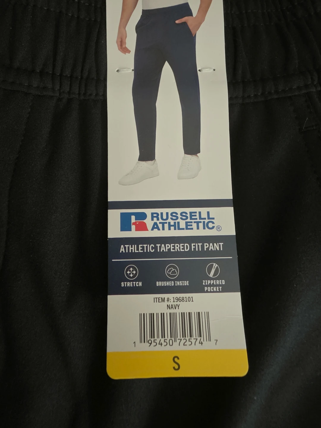 Russell Athletic Navy Athletic Tapered Fit Pants - photo 4