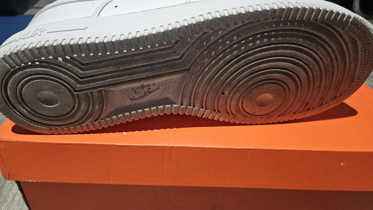 Nike Air Force 1 White Sneakers - photo 3