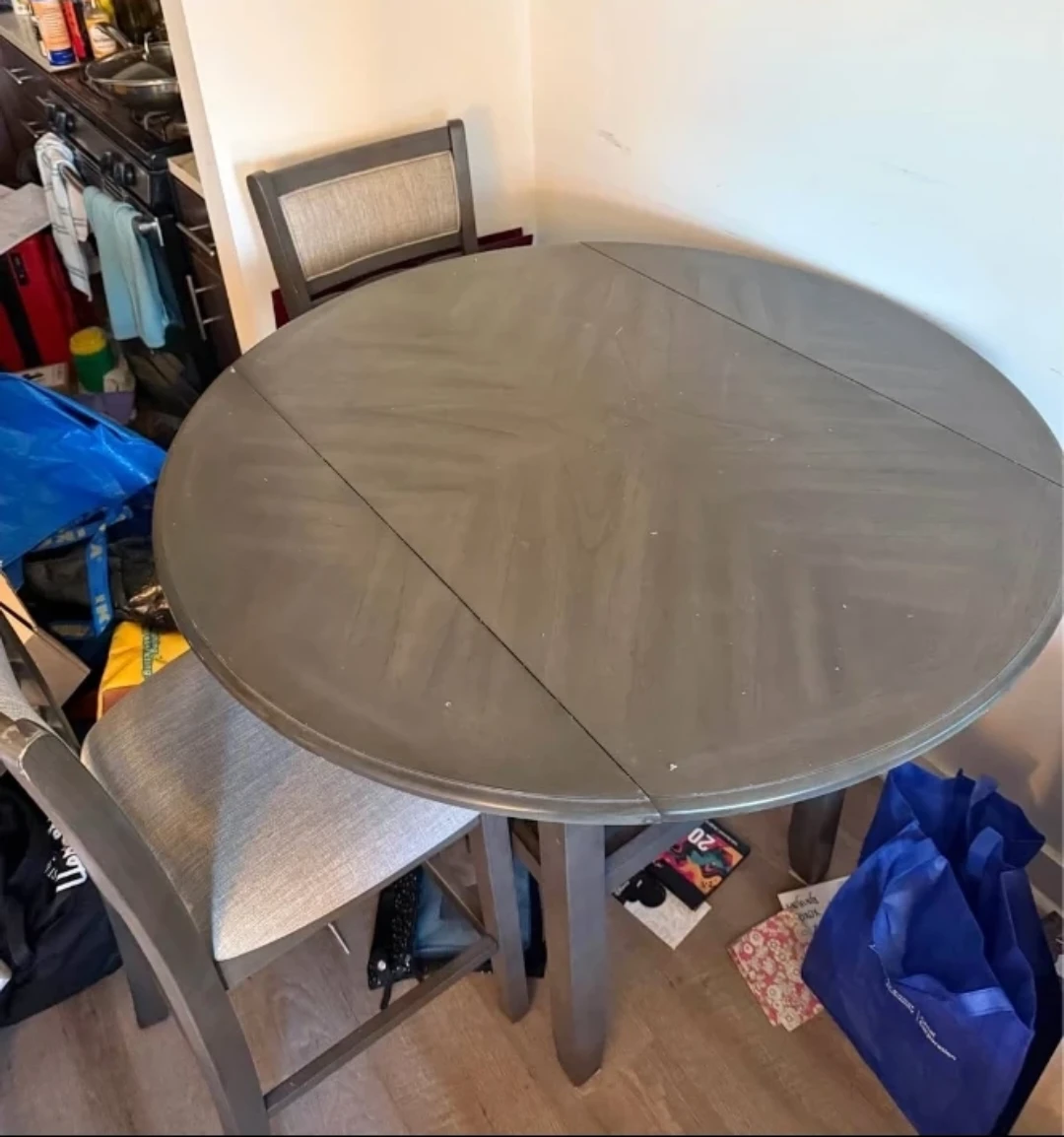 Free 3-Piece Counter Height Dining Set  great for apartment - photo 2