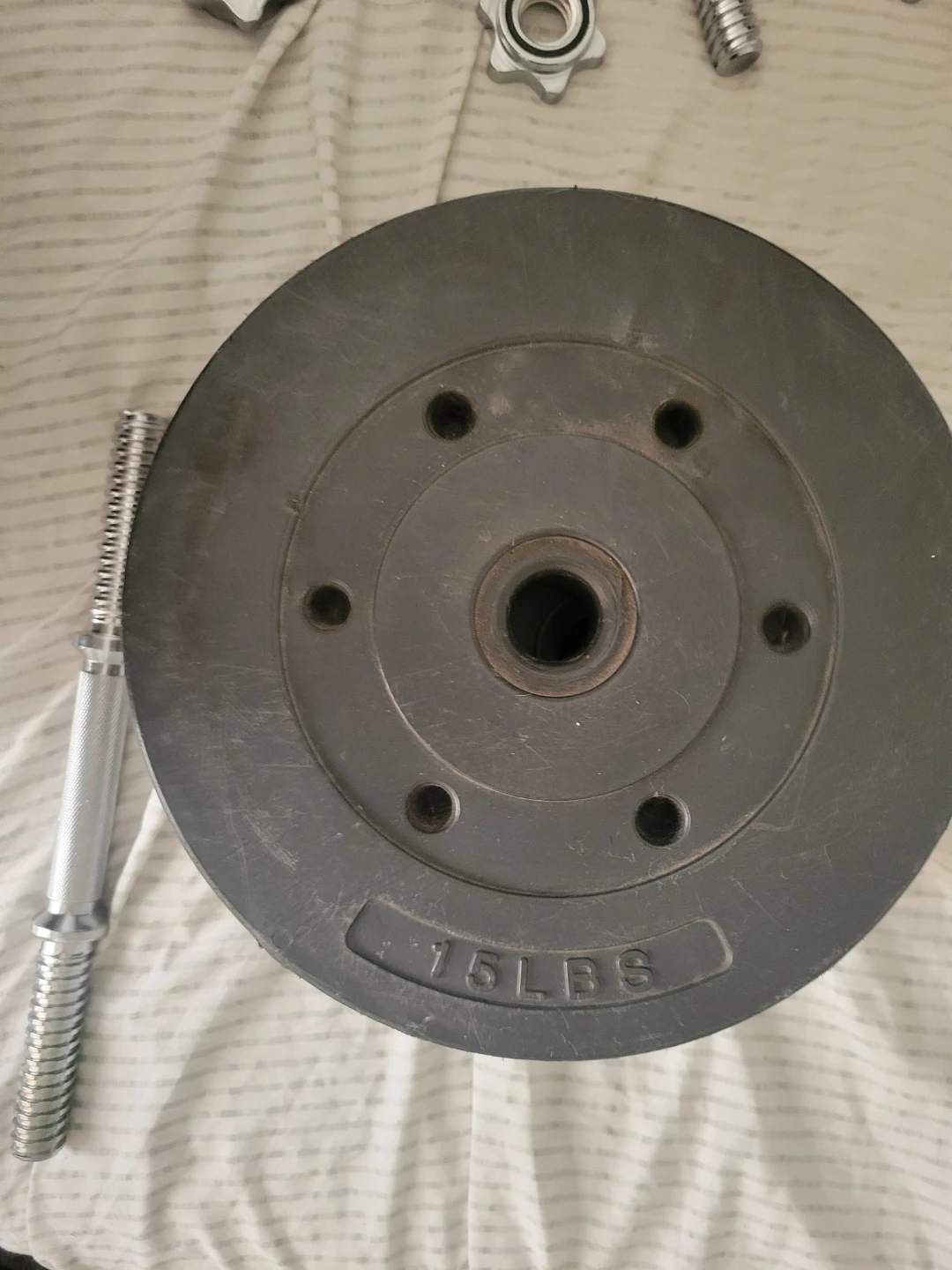 Set of 10lbs and 15lbs weight plates - photo 2