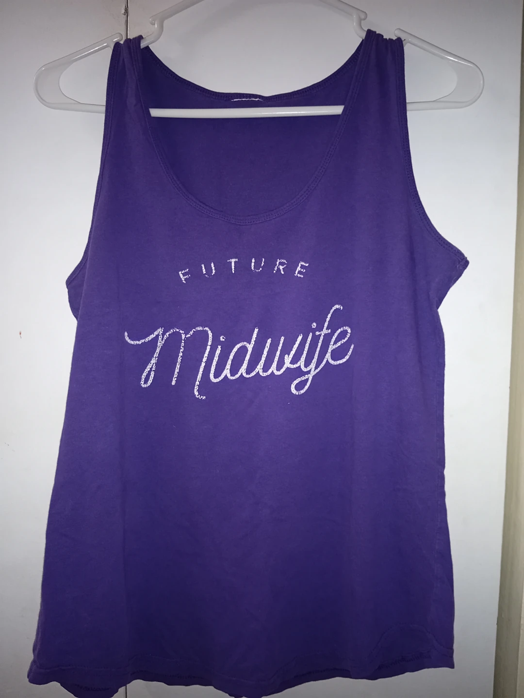 Future Midwife Purple Tank Top