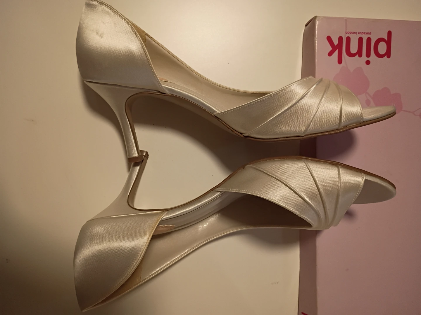 Pink Paradox London satin heels - photo 3