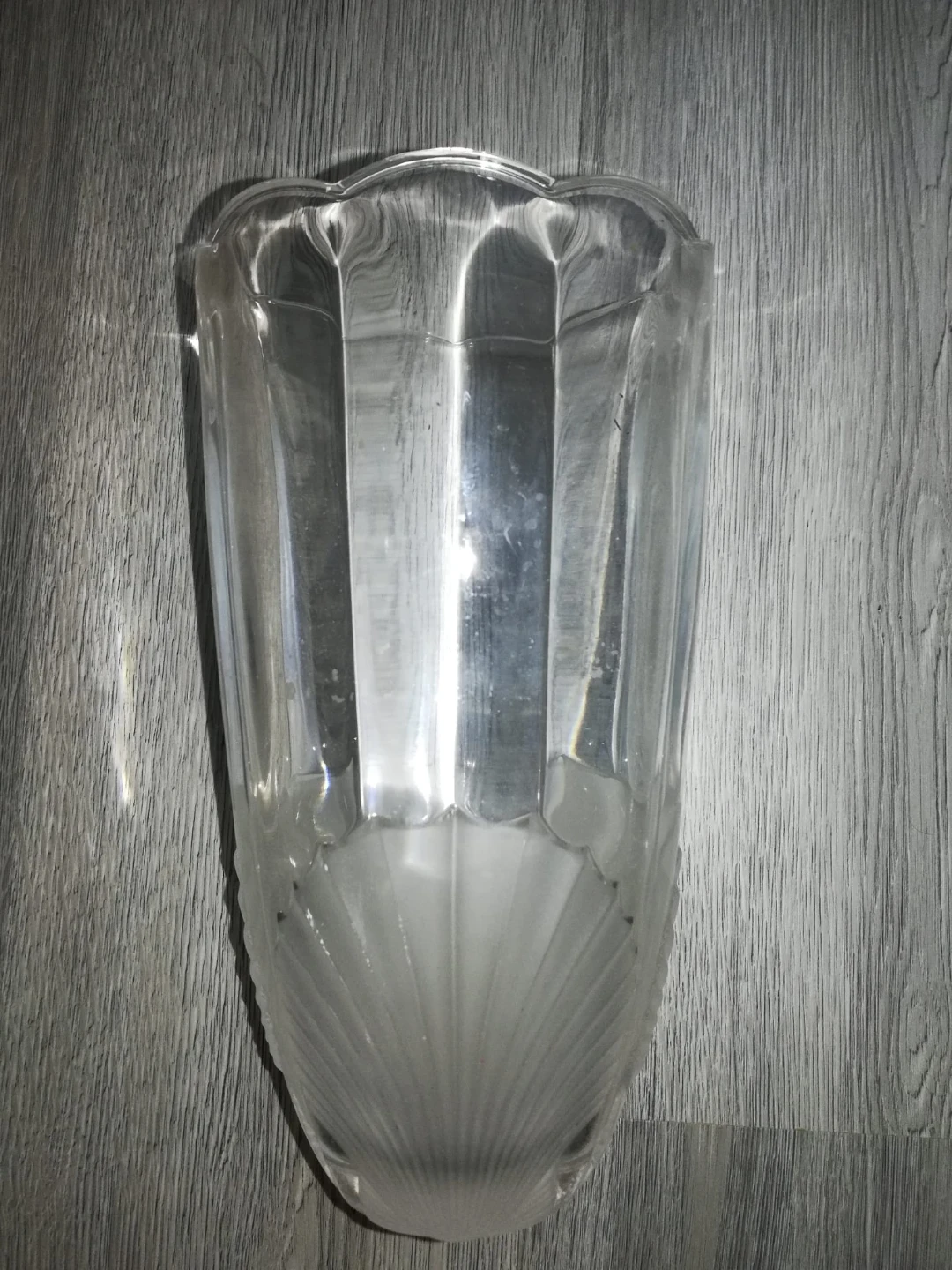 Big glass vase