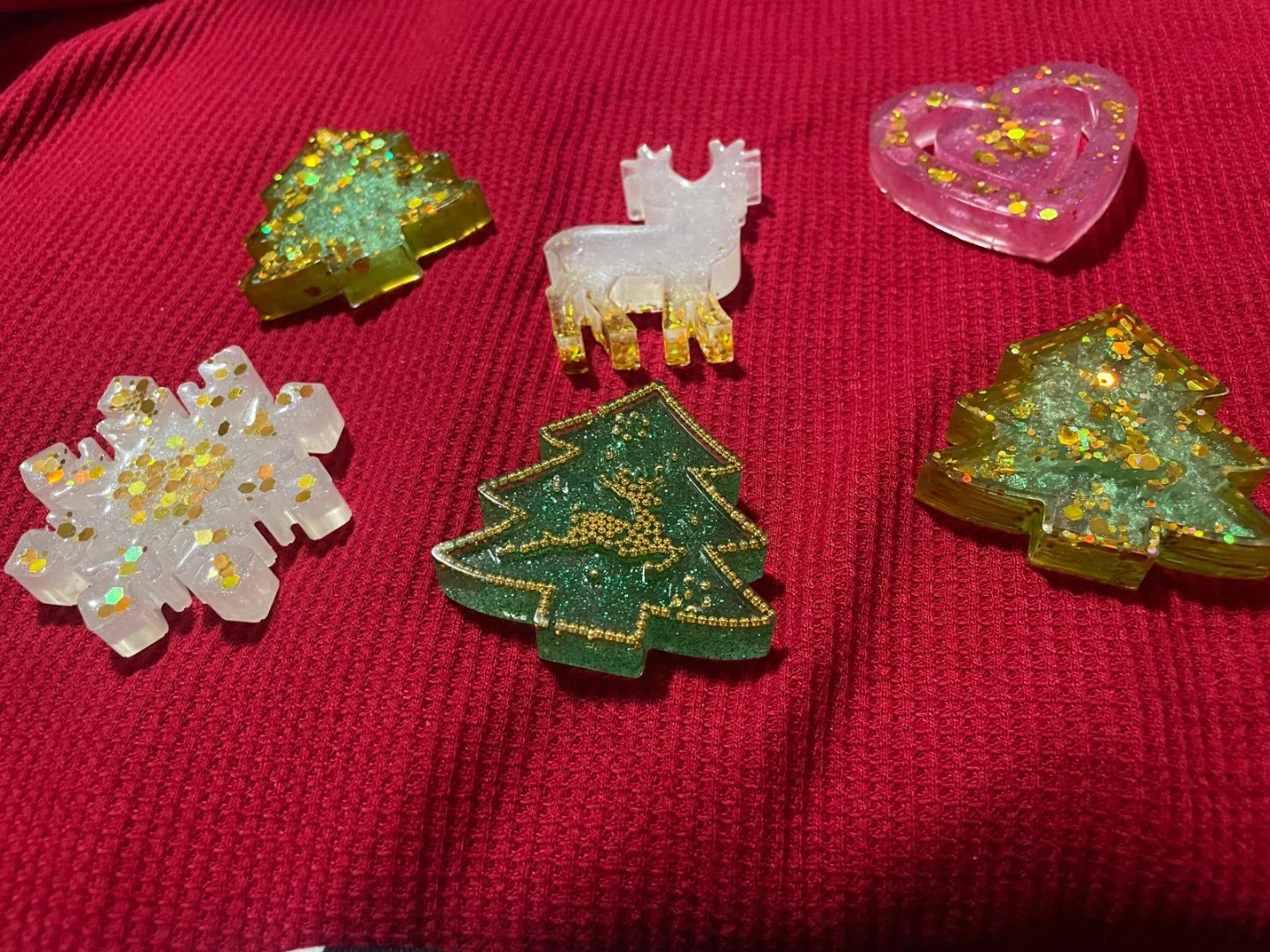 Resin Christmas decorations - photo 4