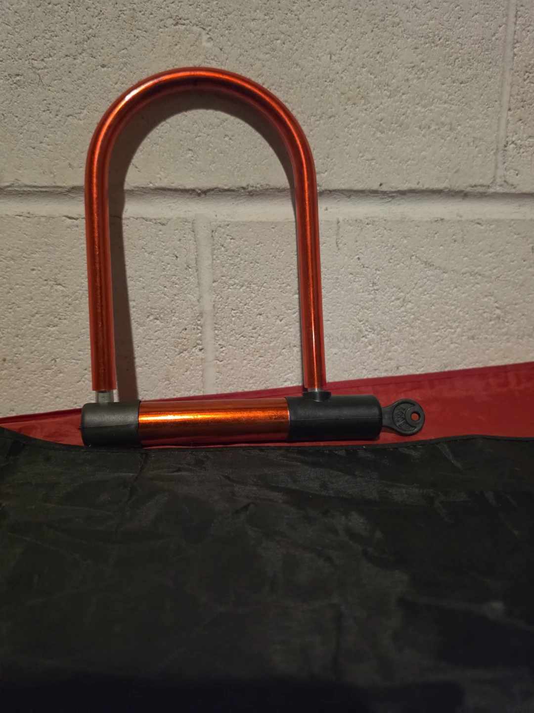 Red U-Lock Bike Lock