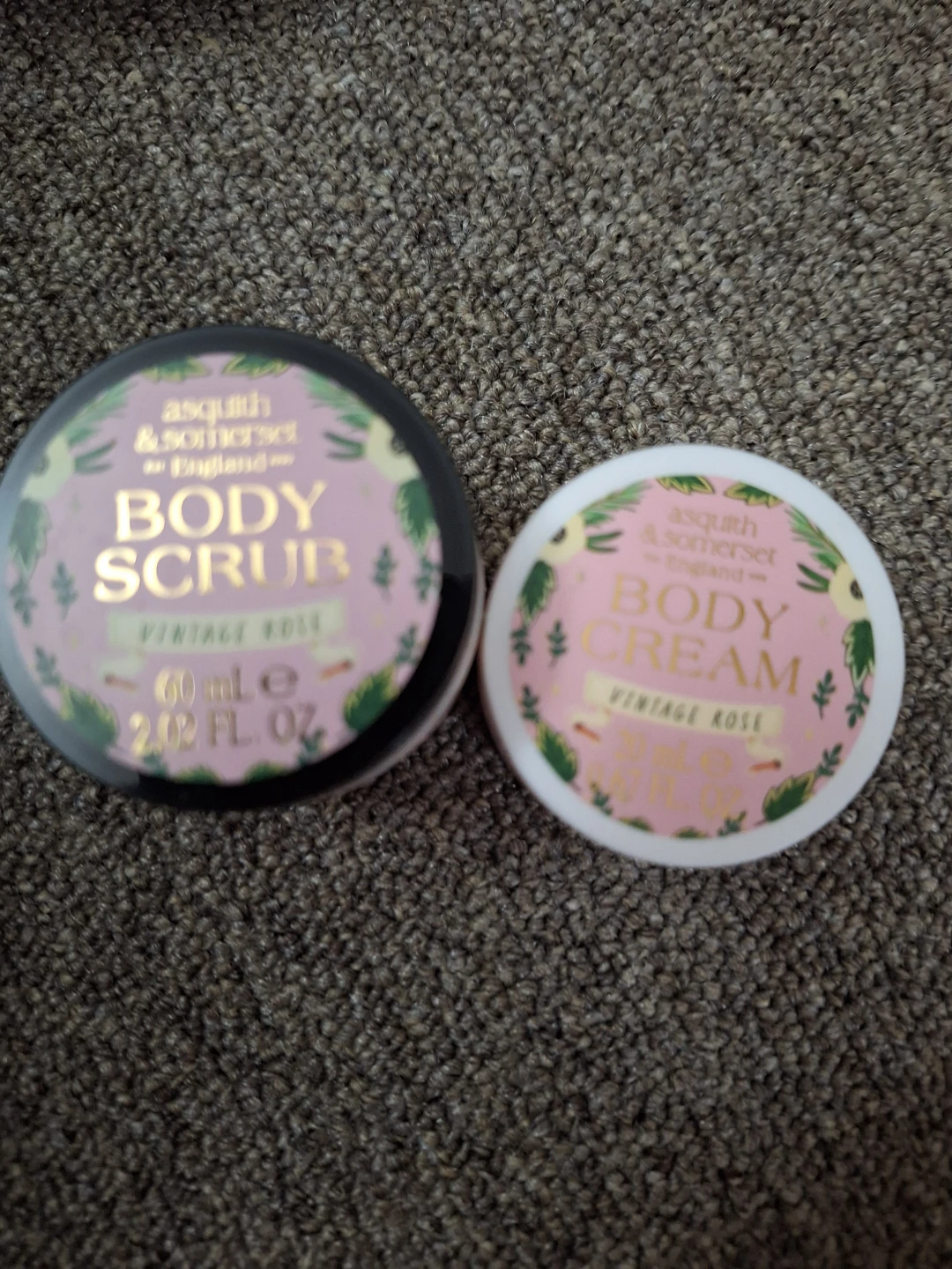 Asquith & Somerset Body Scrub and Cream Set