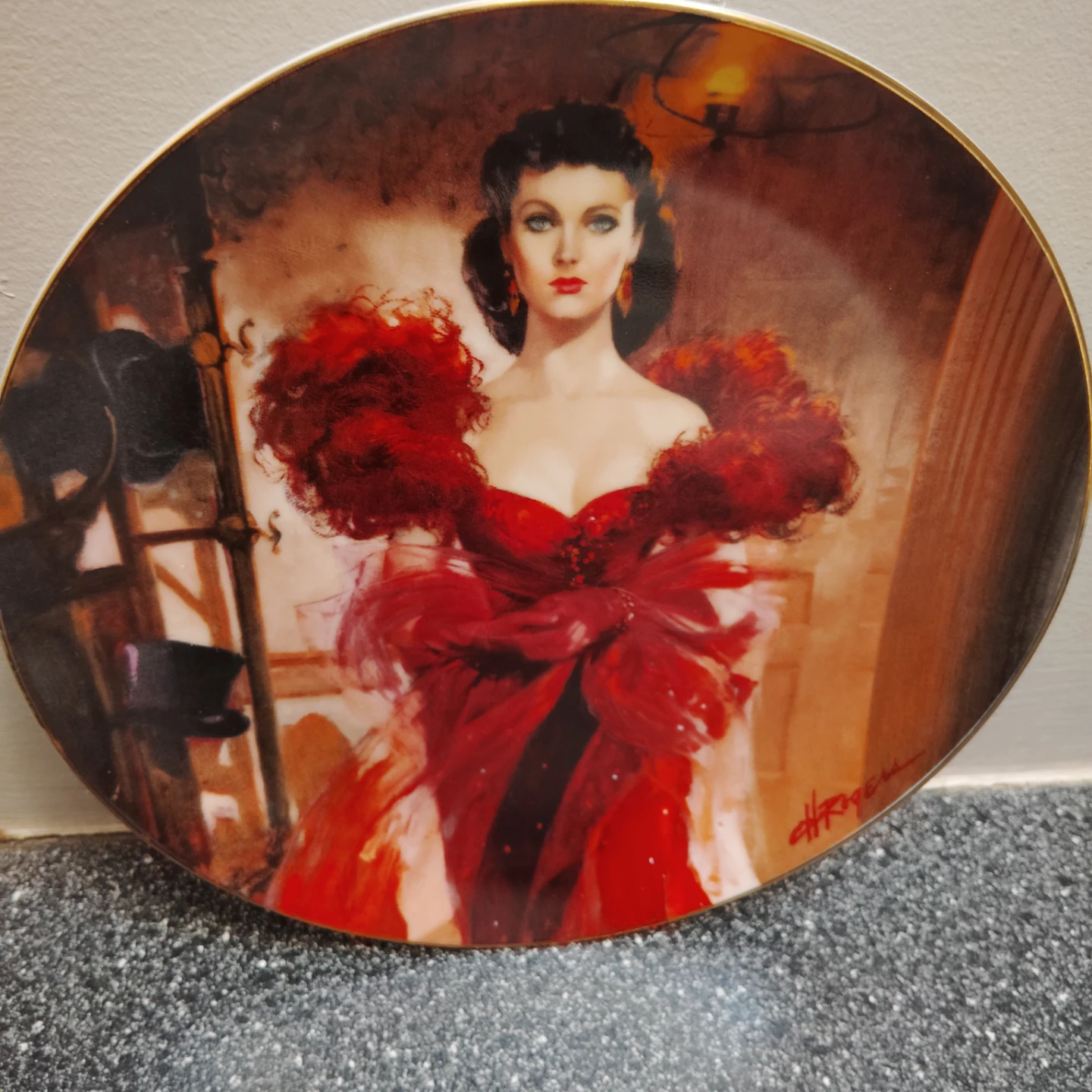 Vintage 1989 Gone With The Wind Collector Plate